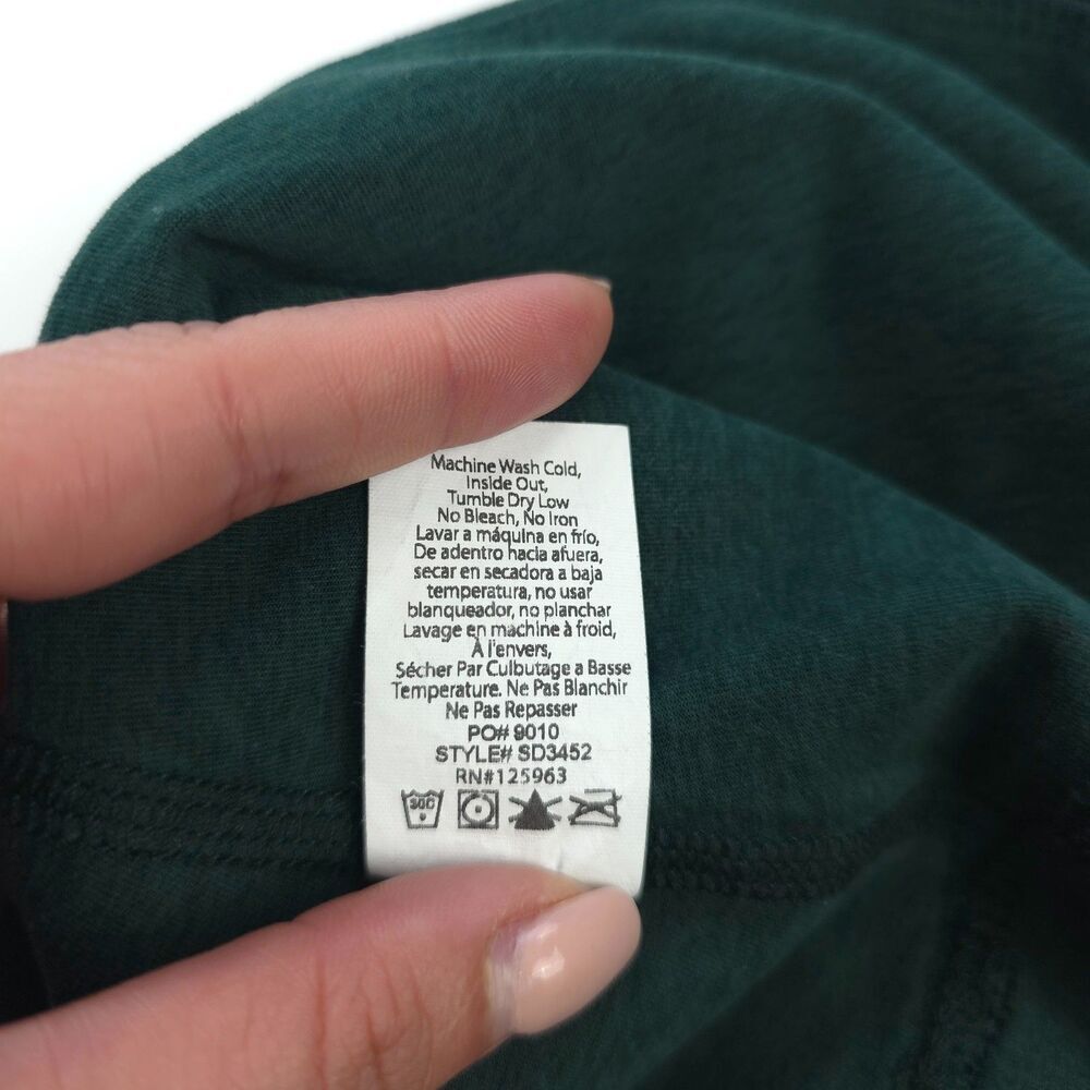 BEYOND YOGA Spacedye Out Of Pocket High Waisted Midi Leggings Emerald Green Boho - Picture 9 of 9